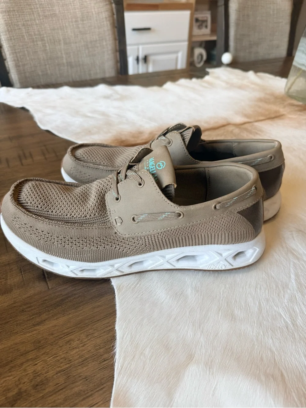 Men's Magellan Outdoors Pro Casual Breathable Boat Shoe - Taupe